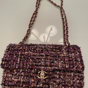Tweed Medium Flap Bag by Chanel